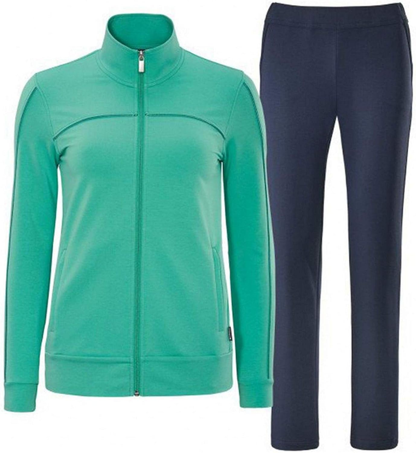 blue and green tracksuit
