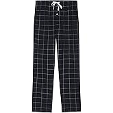 Vulcanodon Mens Cotton Pajama Pants, Lightweight Sleep Pants for Men