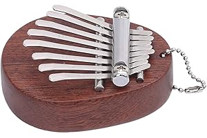 Mini Kalimba 8 Keys Thumb Piano Finger Percussion Piano Instrument Finger Musical Keyboard Pendant Gift Nice and Fashion