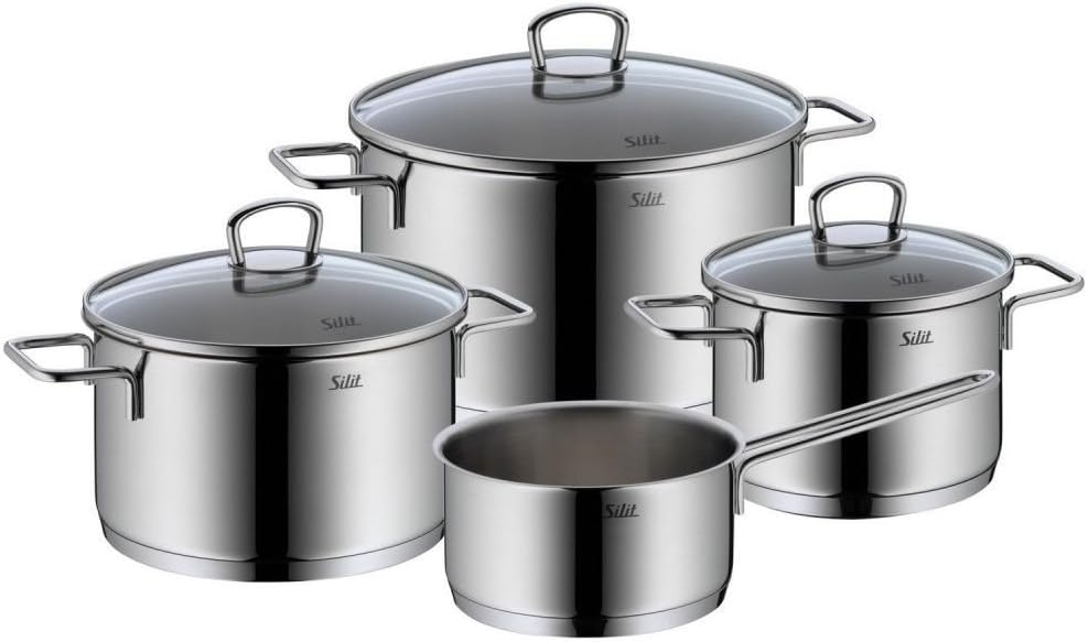 Silit Alicante Kochtopf-Set 4-teilig mit Stielkasserolle