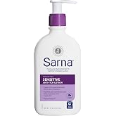 Sarna Anti-Itch Lotion For Sensitive Skin, 1% Pramoxine Hydrochloride 7.5oz | Anti-itch treatment, steroid-free, fragrance-free, vegan, hypoallergenic, national eczema association accepted, skin soothing