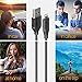 Lansen Charger Cables 5Pack 3FT 6FT 6FT 6FT 10FT to USB Syncing and Charging Cable Data Nylon Braided Cord Charger Compatible with iPhone X/8/8Plus/7Plus/6/6s/6Plus and More-(Black Silver)1