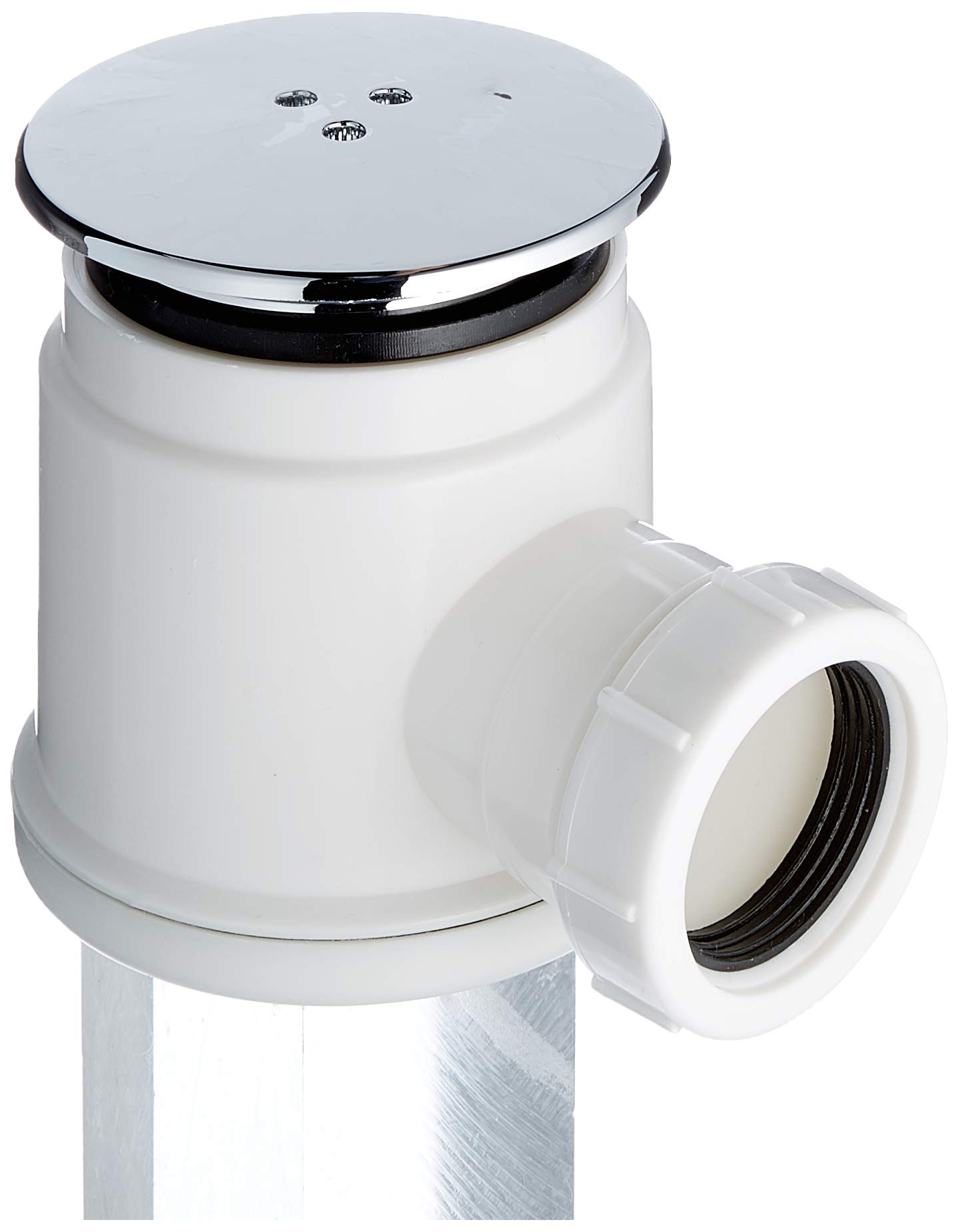 Chrome 50mm Hi-Flow Shower Waste Enables Water to Flow from The Shower Tray at a Rate of 25 litres per Minute WAB