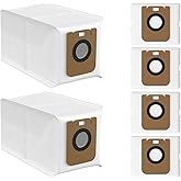 Dust Bag Compatible with Dreametech D10 Plus Robot Vacuum Vacuuming Cleaner Bags Accessories for Collecting Garbages 6 Pack