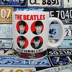 Beatles Beatles Rock Band Personality Simple Ceramic Mug - Les Beatles, Paul McCartney, John Lennon, RIngo Starr, George Harrison