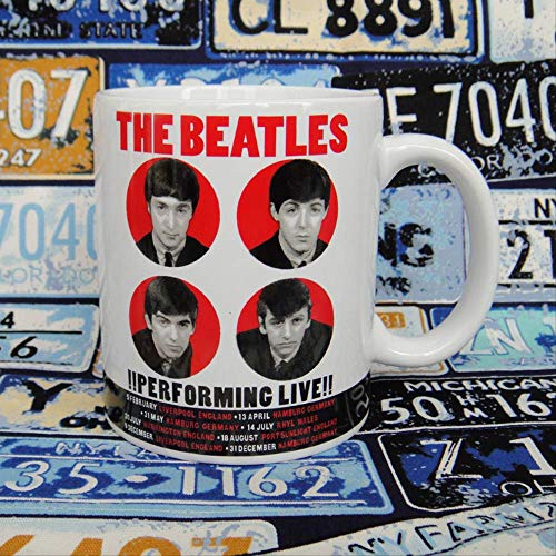 Beatles Beatles Rock Band Personality Simple Ceramic Mug - Les Beatles, Paul McCartney, John Lennon, RIngo Starr, George Harrison Beatles Beatles Rock Band Personality Simple Ceramic Mug