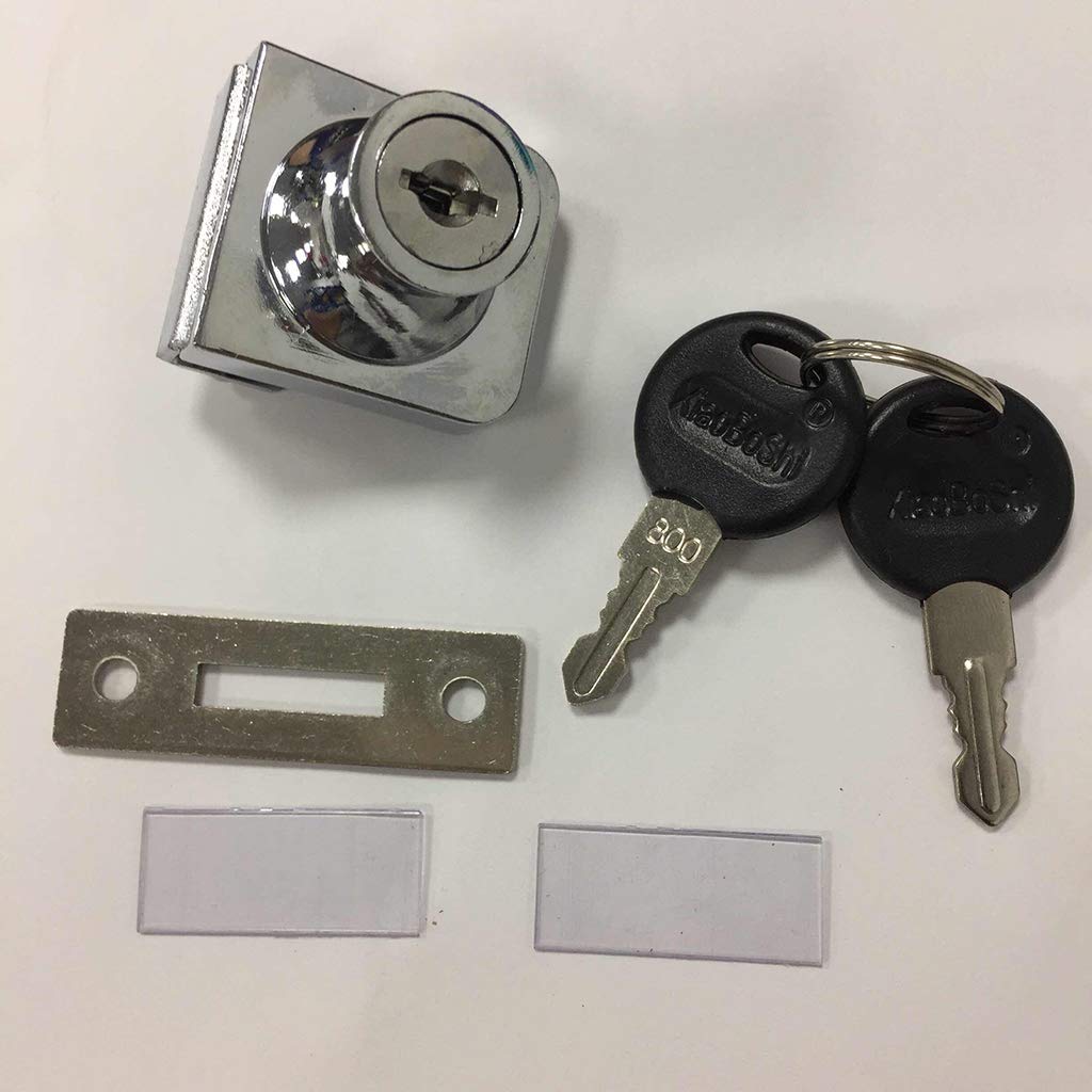 35x32mm A As Described Homyl Glass Display Cabinet Lock Glass