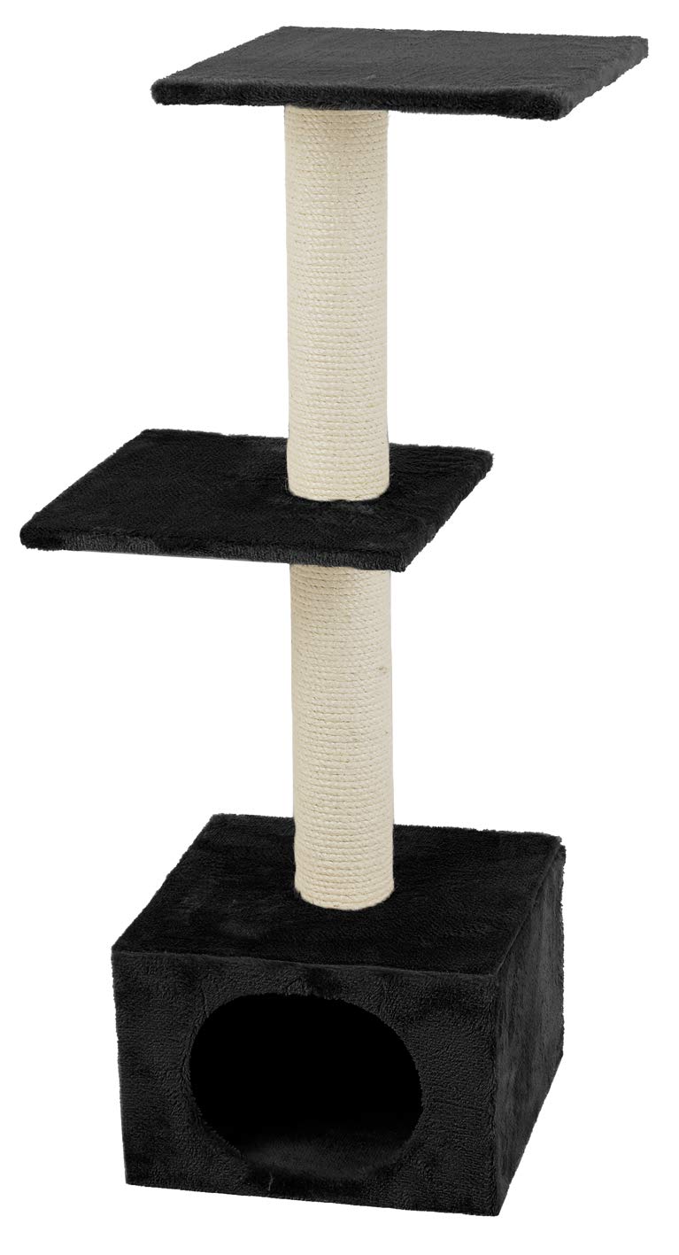 Karlie Scratching Tree, 35 x 35 x 103 cm, Black