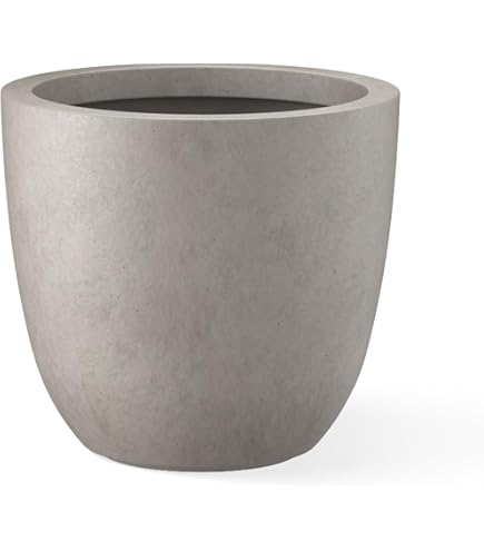 Amazon.com: Kante 22 英吋(約55.1 公分)高深棕色高花盆,大型