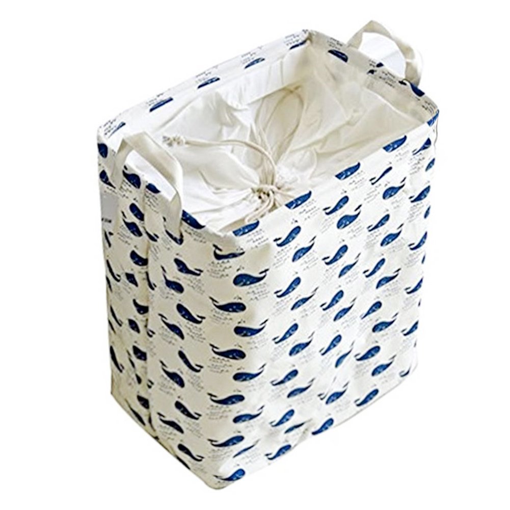 CGBOOM Wäschekorb,Baumwolle Wäschesack Faltbar und Tragbar