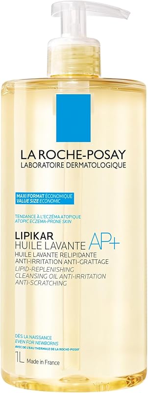 Lipikar Dusch- und Badeöl AP+ Rückfettendes Duschgel - Badeöl für juckende, trockene und empfindliche Haut