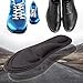 ELEFT Barefoot Comfort Insoles for Men - Full Length Cushioned Insoles, Shoe Insoles for Massaging, Breathable and Foot Pain Relieve Man's Insoles (Black£©