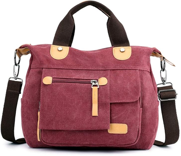 Canvas bag, shoulder bag, handbag, outdoor, trend, purple, C0183