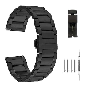 Amazon Co Jp 22mm 替えベルト 時計バンド ステンレス 腕時計