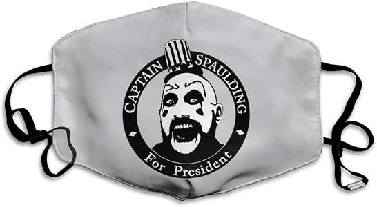 Captain Spaulding Logo Mouth Mask, Anti Dust
