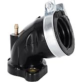 MTATCN Intake Manifold Carburetor Insulator Assembly for ATV | Replacement for Linhai Manco Talon Roketa Tank Vog Bms 260cc 300cc Scooter ATV