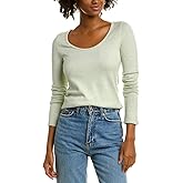 Vince Women's L/S Open Scoop Nk