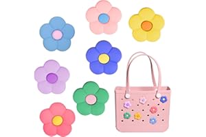 EnriQ Charms for Bogg Bag,Flower Charms compatible for Bogg Bags Accessories Decoration fits for Simply Southern Beach Totes