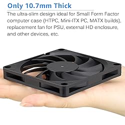 GDSTIME Radiator 80mm x 80mm x 10mm 12V Brushless