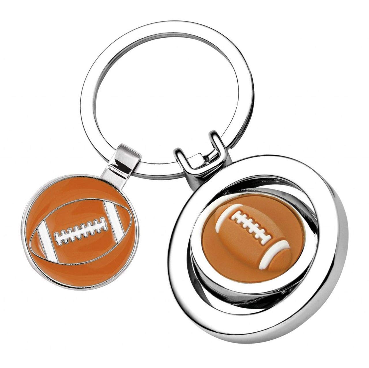 Ten KEY CHAIN RUGBY WITH COIN cod.EL7746 cm 7,6x3,5x1,8h by Varotto & Co.