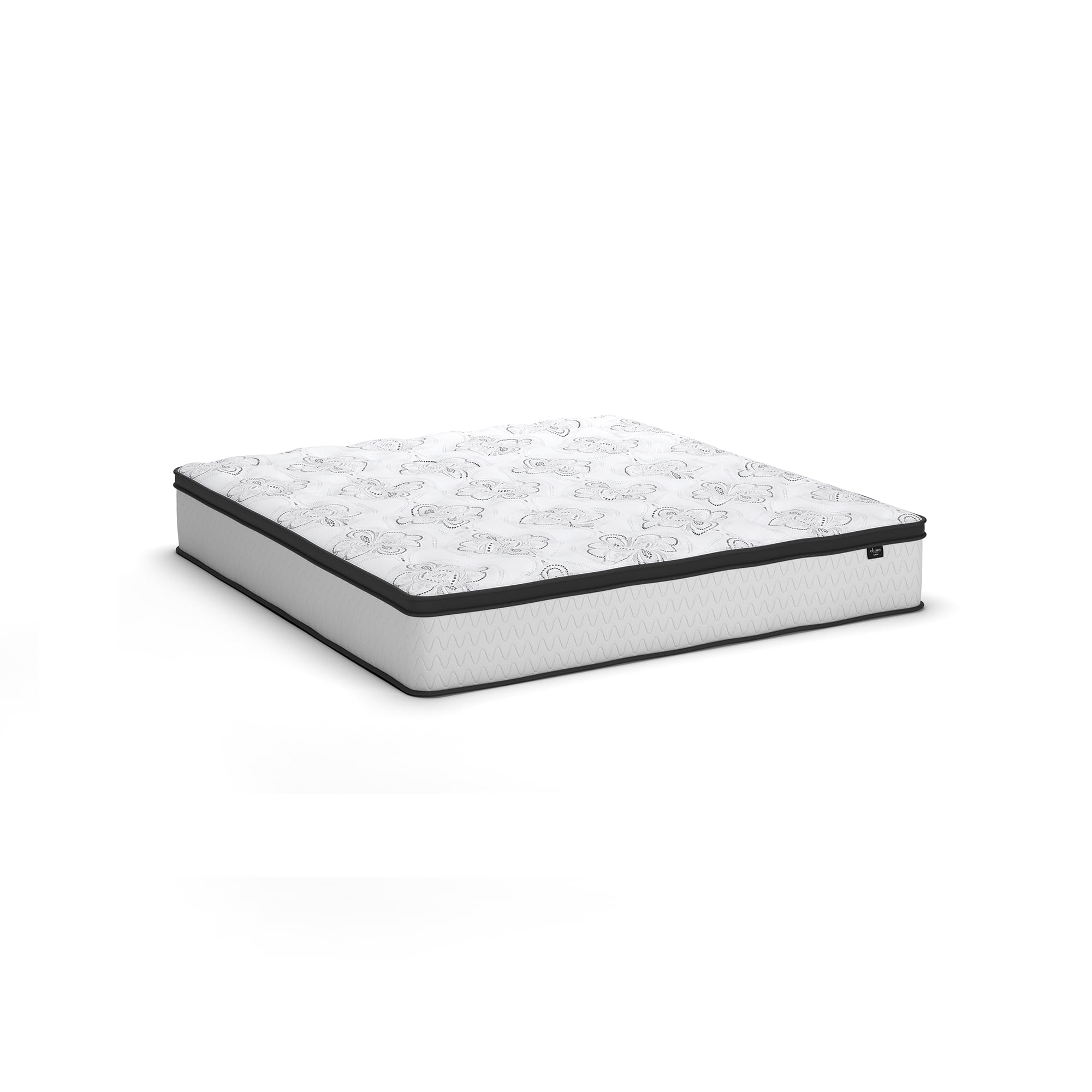 Signature Design by Ashley King Size Chime 12 Inch Medium Firm Hybrid Mattress with Cooling Gel Memory Foam for Pressure Relief, Fiberglass Free, Mattress In A Box