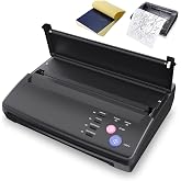 TATELF Tattoo Stencil Machine Thermal Copier Tattoo Stencil Printer with 20pcs Transfer Paper for tattooing Artists (Black)
