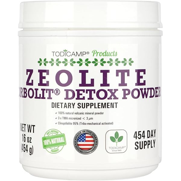 Amazon.com: TODICAMP Zeolite Detox 240 Capsules - Zeolite Capsules 