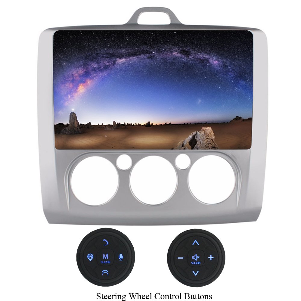 XISEDO Android 6.0 Car Stereo 9" in Dash Autoradio Head Unit Sat Nav Car  GPS Navigation for Ford Focus (2006-2009) (for Manual Air Conditioning, ...