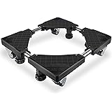 Washing Machine Stand sanyi Multi-functional Movable Adjustable Base Mobile Roller with 4×2 Locking Rubber Swivel Wheels and 