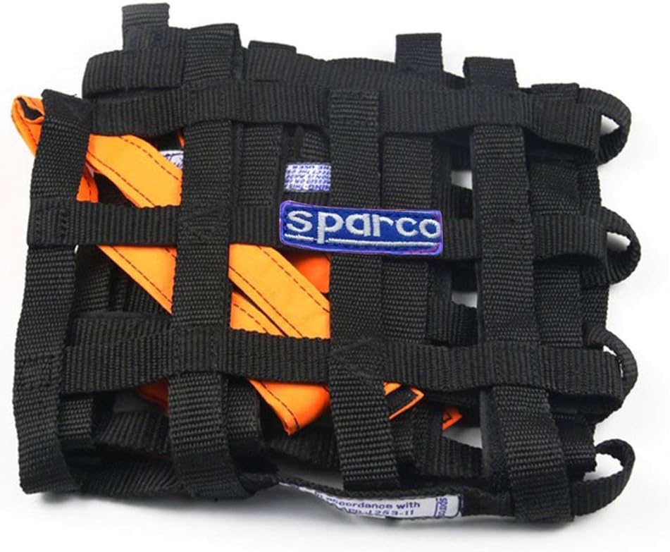 Deniseonuk Car Universal Window Nylon Webbing Racing Safety Protecting Net Automobile Nylon Window Net Racing Safety Equipment