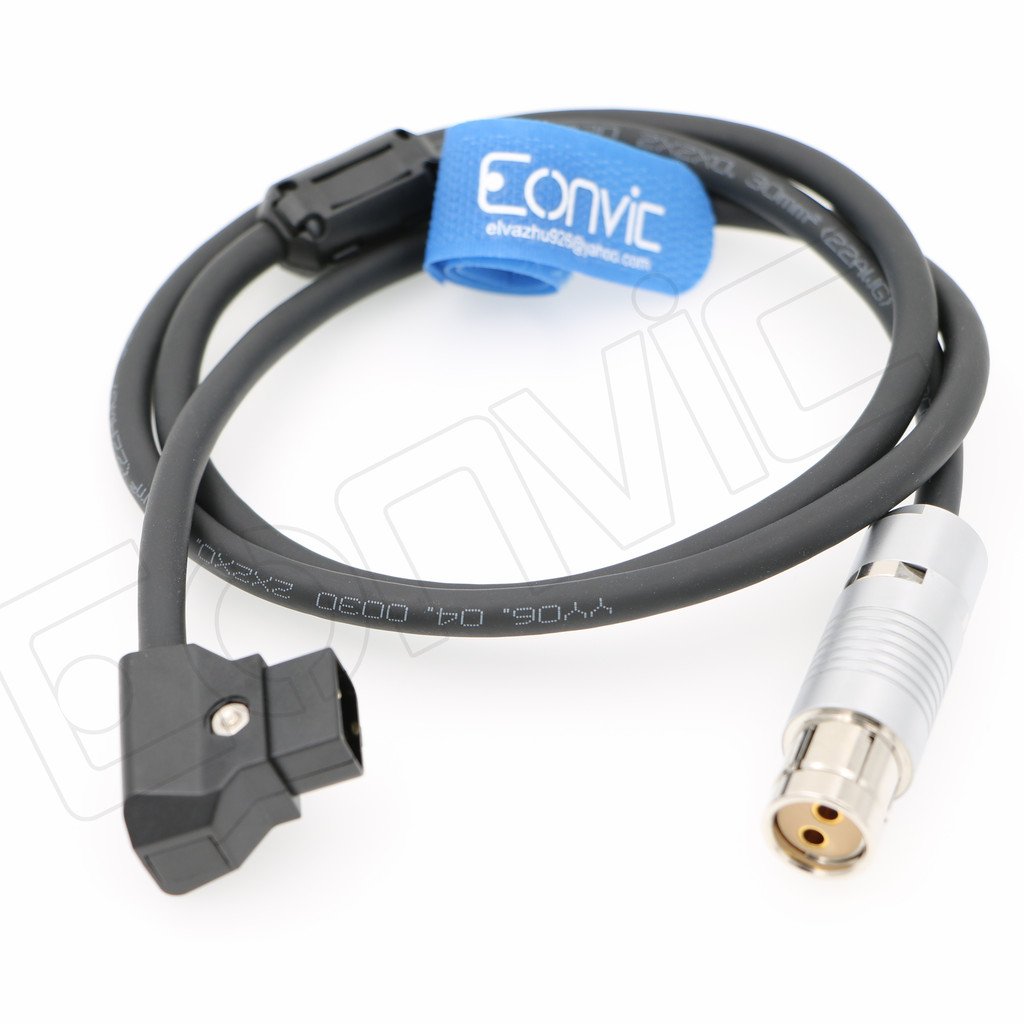 EONVIC D-tap to 2 Pin ARRI Alexa Camera Power Cable for ALEXA SXT ALEXA XT Plug Cable