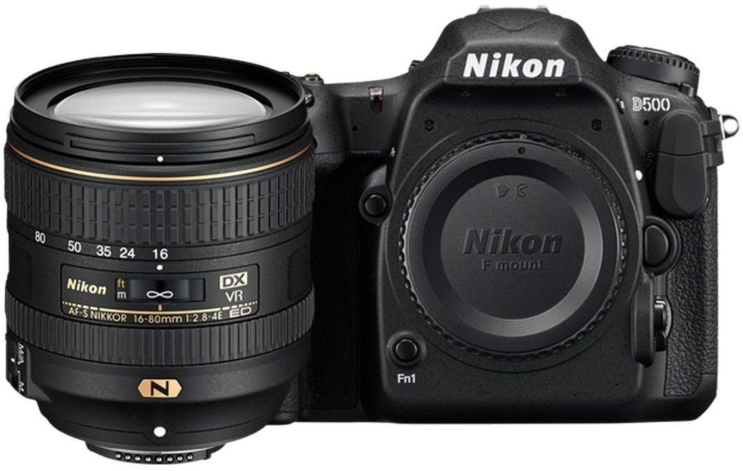 Buy Nikon D500 20.9MP Digital SLR Camera (Black) with AFS DX 1680 f/2