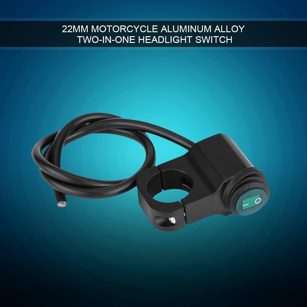 motorcycle headlight ◈ Fydun Universal Handlebar Motorcycle Headlight Switch 22mm Fog Spot Light Switch 12V Waterproof ON OFF Switch - Image 4