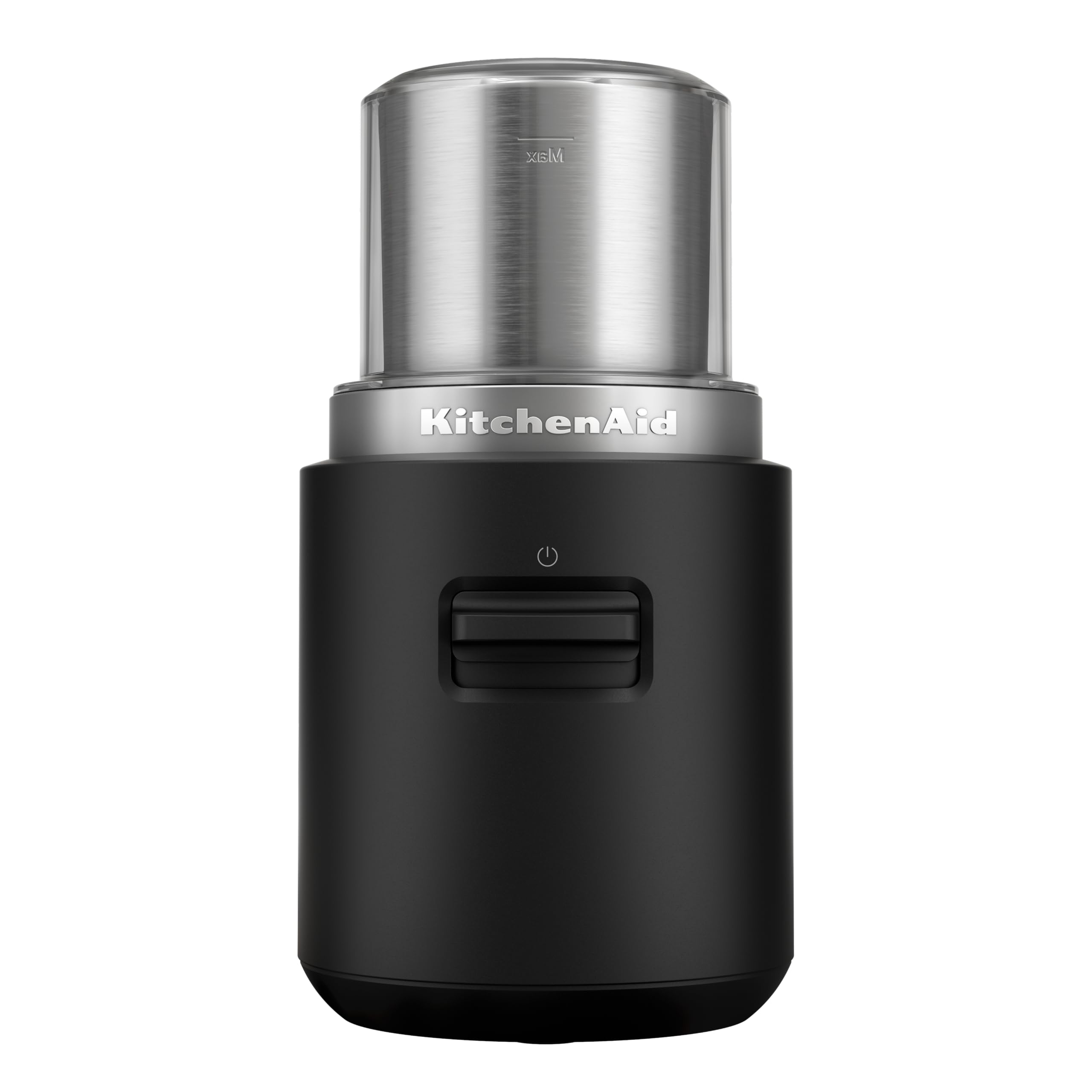 KitchenAid Kabellose Kaffeemühle - Go Cordless - 113-g-Bohnenbehälter - Reicht für 12 Tassen - Edelstahlklingen - Ohne Akku - Schwarz