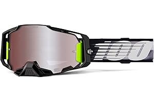 100% ARMEGA Goggles - Eyewear for Dirt Bikes, Motocross, Motorcycle, & Bike Sports - Durable Mountain Biking Goggles