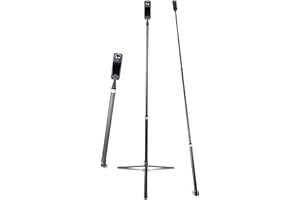 XIK 118” Carbon Fiber Extended Selfie Stick & Tripod for Insta360,3m Invisible Selfie Stick for Insta360 X5 X4 X3 X2 ONE RS,DJI Osmo 360 (18 to 118”)