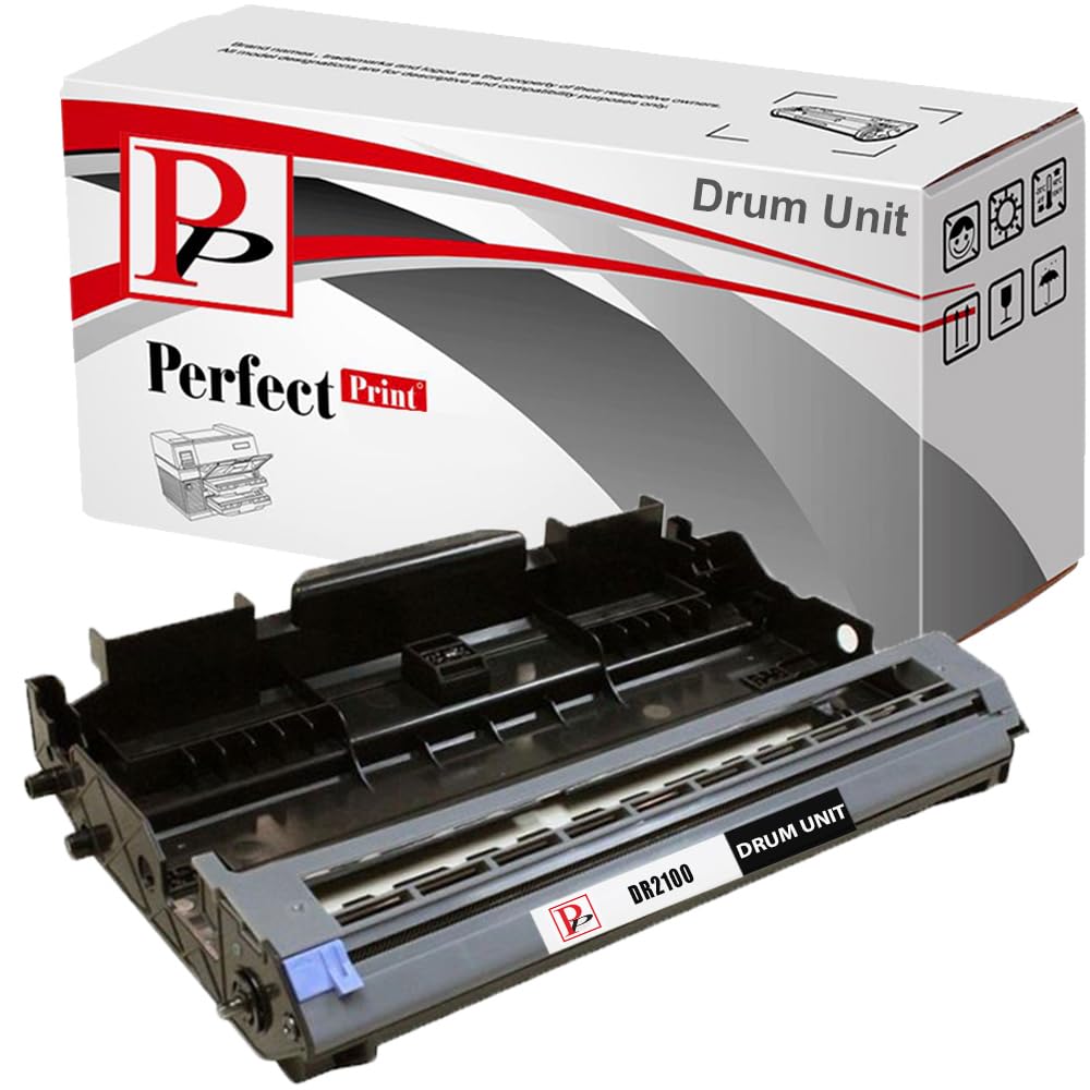 PerfectPrint Compatible Drum Unit Replacement for Brother DCP-7030 7040 HL-2140 2150 2150N 2170 2170W MFC-7320 7440N 7840W DR2100