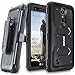 COVRWARE AEGIS Series CASE LG K20 Plus / K20 V/Harmony/Grace 4G, Built-in [Screen Protector] Heavy Duty Full-Body Rugged Holster Armor Case [Belt Swivel Clip][Kickstand], Black