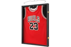 Jinchuan Jersey Frame Display Case Shadow Box Lockable with UV Protection for Baseball Basketball Football Soccer Hockey Sport Shirt