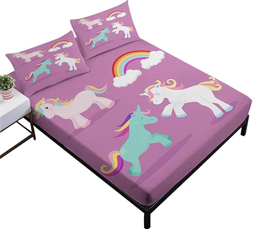 twin size unicorn sheets