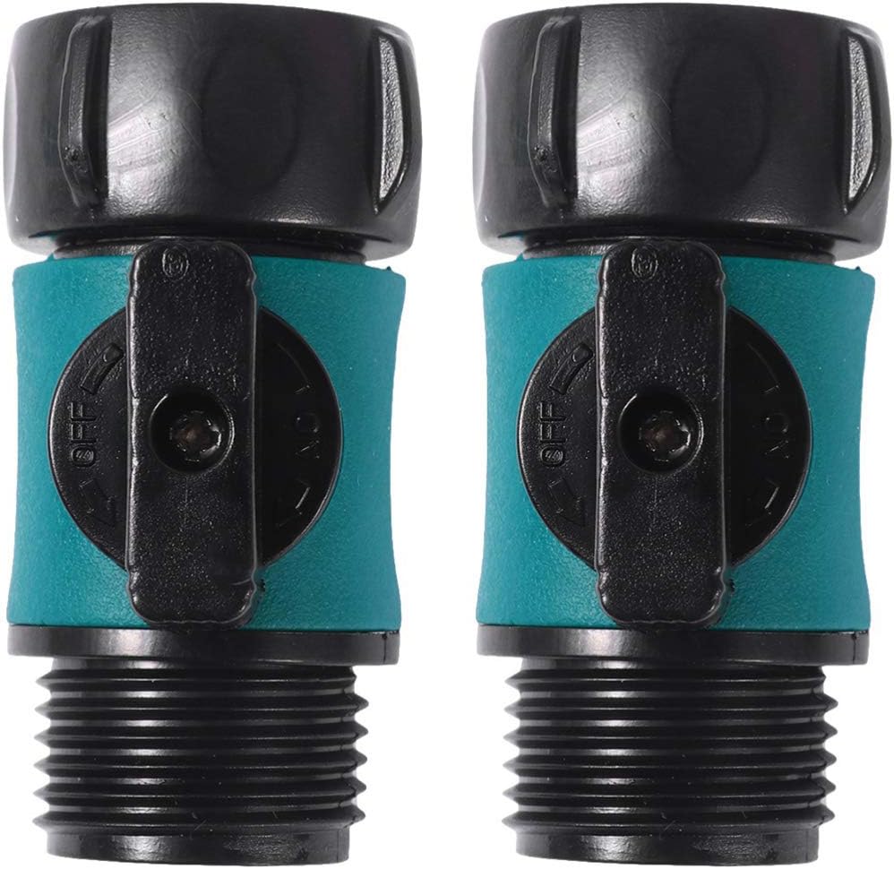 DOITOOL 2PCS Plastic Garden Hose Shut Off Valve, Water