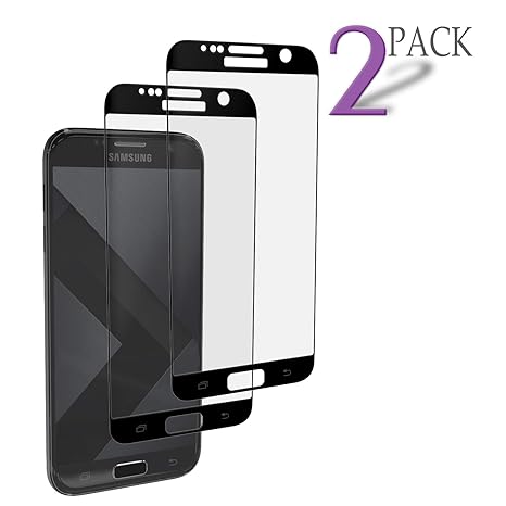 Le Destin 2 Stück Panzerglas Schutzfolie für Samsung Galaxy S7,Schutzfolie für Samsung Galaxy S7,3D Curved Full Schutzfolie,A