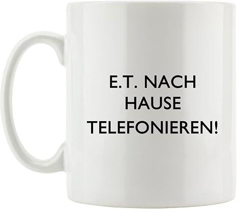 E T Nach Hause Telefonieren Fun Movie Tasse Amazon De Kuche Haushalt