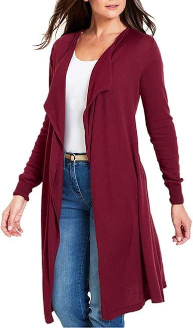 short sleeve open front long cardigan