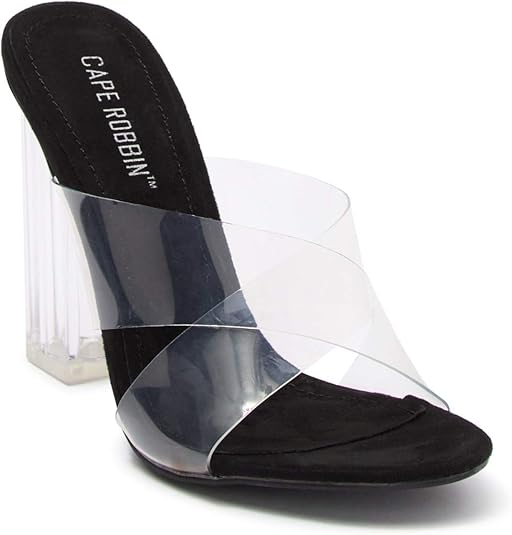 cape robbin clear mule