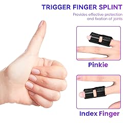2 PCS Small Finger Splint, Adjustable Trigger