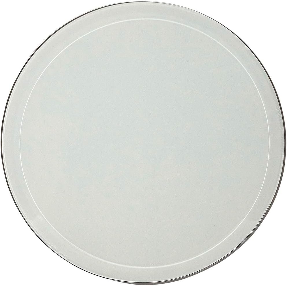 18 Inch Beveled Glass Table Top 3/8" Thick Tempered Polished Edge