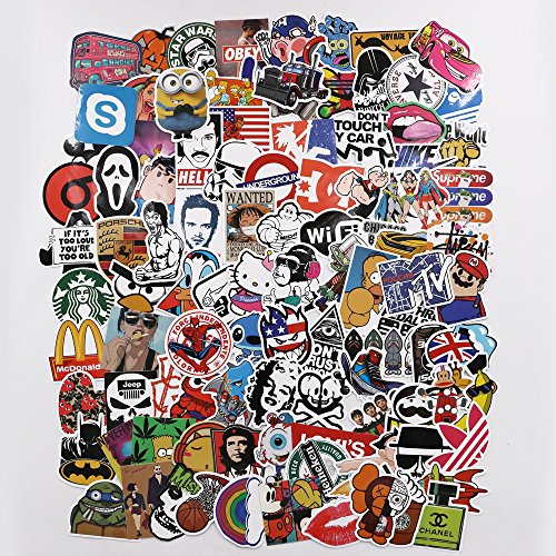 image for UTSAUTO Graffiti Stickers Decals Pack of 100 pcs Car Stickers Motorcyc