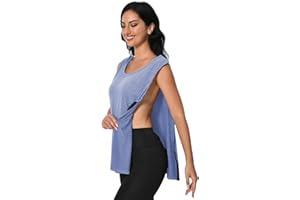 MEUPONC Post Surgery Shirts Shoulder Arm Broken Breast Recovery Tank Tops Clothing Snap Open Sleeveless Shirt Unisex Size