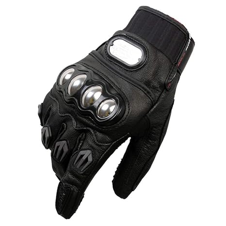 JOYIYUAN Motorrad-Lederhandschuhe Rennhandschuhe Herren Langlaufhandschuhe Reitlokomotive Bruchsichere Handschuhe (Size : XL)